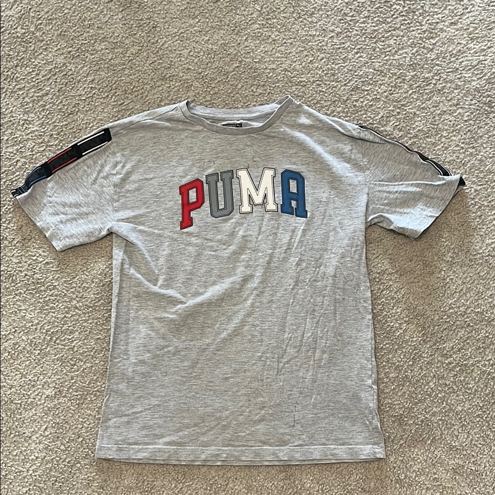 PUMA Gray T-Shirt with Logo